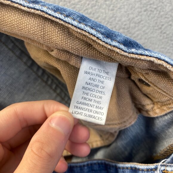 Duluth Trading Co Jeans Men's Size 38X34 Blue Denim  Relaxed Fit - Picture 11 of 11